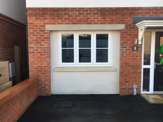 Photo of white door garage conversion by Vickers